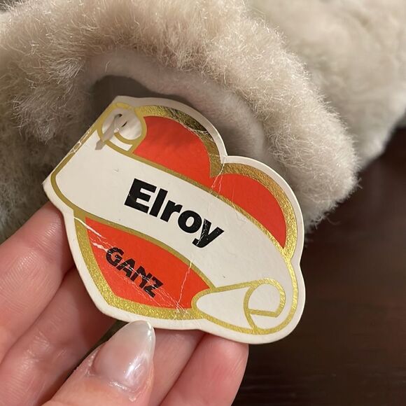Ganz 1995 Elephant Plush Elroy H1571 16 Inch All Tags Excellent Condition NWT - Picture 7 of 9